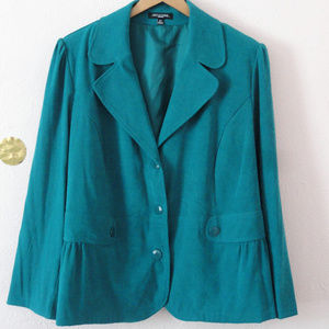 *~Lovely Notations Teal Blazer~*